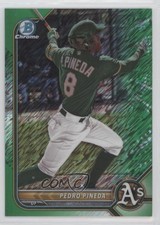 2022 Bowman Chrome Prospects Green Shimmer Refractor 7/99 Pedro Pineda 0c6