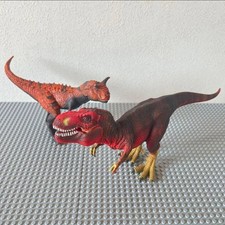 T-Rex Dinosaur Figure, Tyrannosaurus, Carnotaurus, Used, Kids Toy