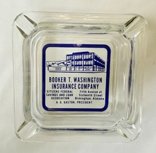 VTG Booker T. Washington Insurance Co A. G. Gaston Pres Birmingham AL Ashtray