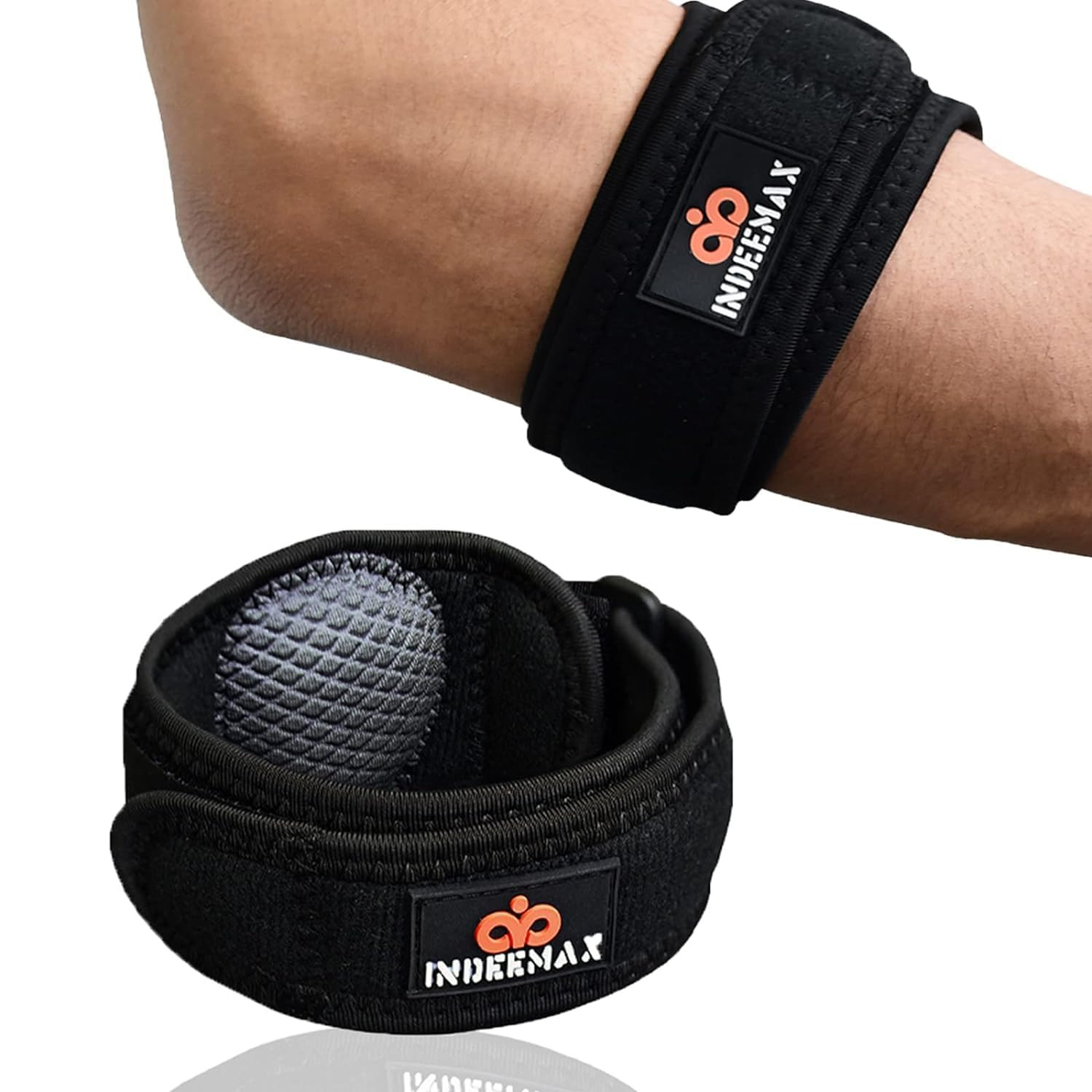 Tennis Elbow Support Strap 2Pack, Golfers Elbow Support for Pain Relief Tendonit