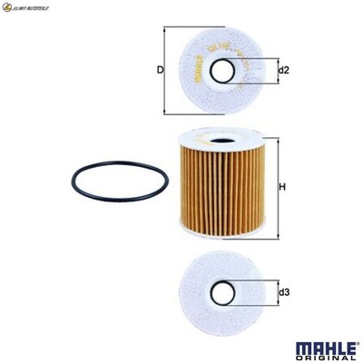 ÖLFILTER OX 149D FÜR B4204T/4204T4 1.9L 4cyl B 5244 T3 2.4L 5cyl