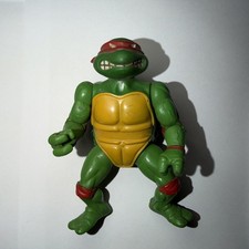 TMNT 1988 Vintage Raphael SOFT HEAD Action Figure Playmates CLEAN / NON-STICKY