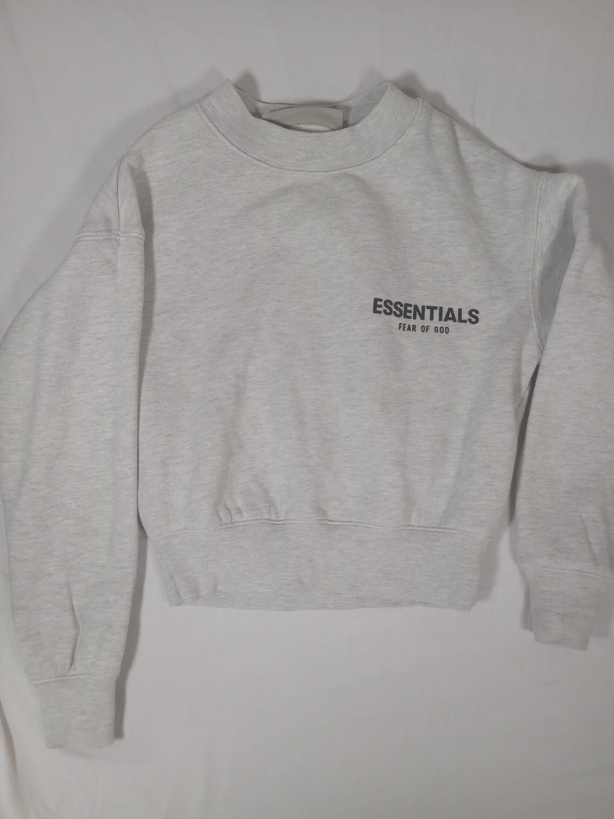 Essentials Fear of God Sweatshirt Kid Small 4/5 Pullover Comfy Casual Read thumbnail 4