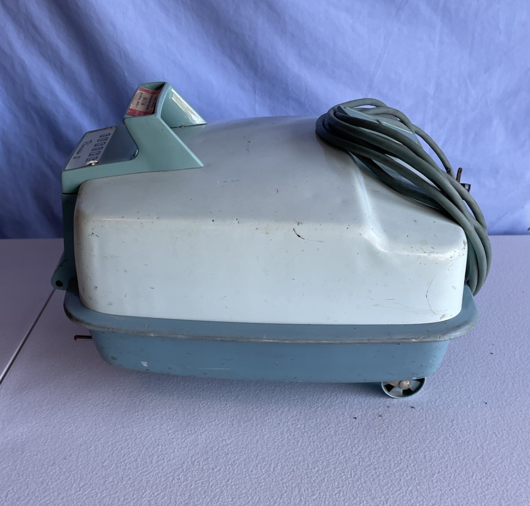 Vintage Eureka Princess II Vacuum Cleaner Teal Seafoam Green Tested & Works