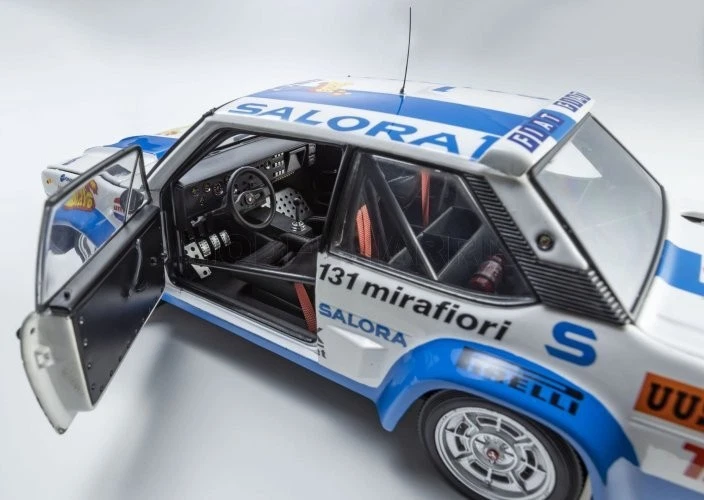 KYOSHO KY8376H FIAT - 131 ABARTH N 1 WINNER RALLY 1000 LAKES 1980 M.ALEN - I.KIV - Immagine 2 di 3