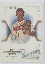 2015 Topps National Convention 10th Anniversary Issue 2/10 Julio Teheran 0c6