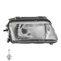 Halogen Scheinwerfer Frontscheinwerfer Rechts H4 FüR Audi A4 Avant Inkl. Lampen