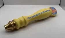 Brooklyn Brewery Summer Ale Beer Bar Tap Handle Yellow Porcelain 12.5"