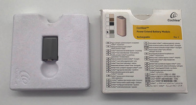 Cochlear Power Extend Battery Module Rechargeable Nucleus 8 Grey
