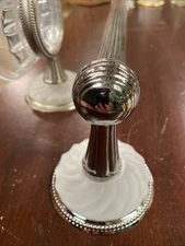 PHYLRICH TOWEL BAR POLISHED CHROME MARBLE 26”