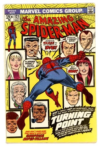 Amazing Spider-Man #121 VG- 3.5 1973  John Romita Sr. Cover