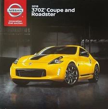 2018 NISSAN 370Z sales brochure catalog US 18 Z Nismo Tech Heritage Edition