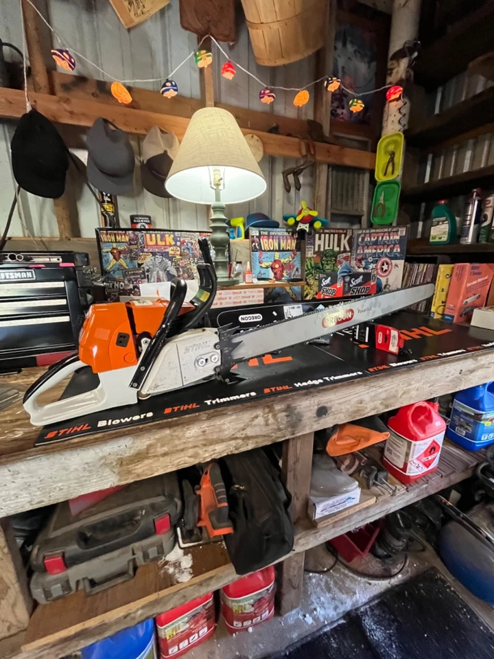 Stihl MS 660 chainsaw Built from bottom up 85% brand new Factory Stihl parts - Image 4 of 4