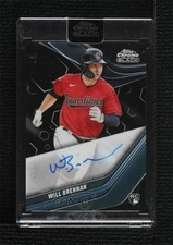 2023 Topps Chrome Black Auto Will Brennan #CBA-WB Auto v9t