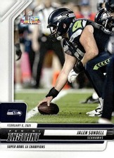 Fútbol americano instantáneo Panini NFL Seattle Seahawks Super Bowl XL selección de campeones 2026