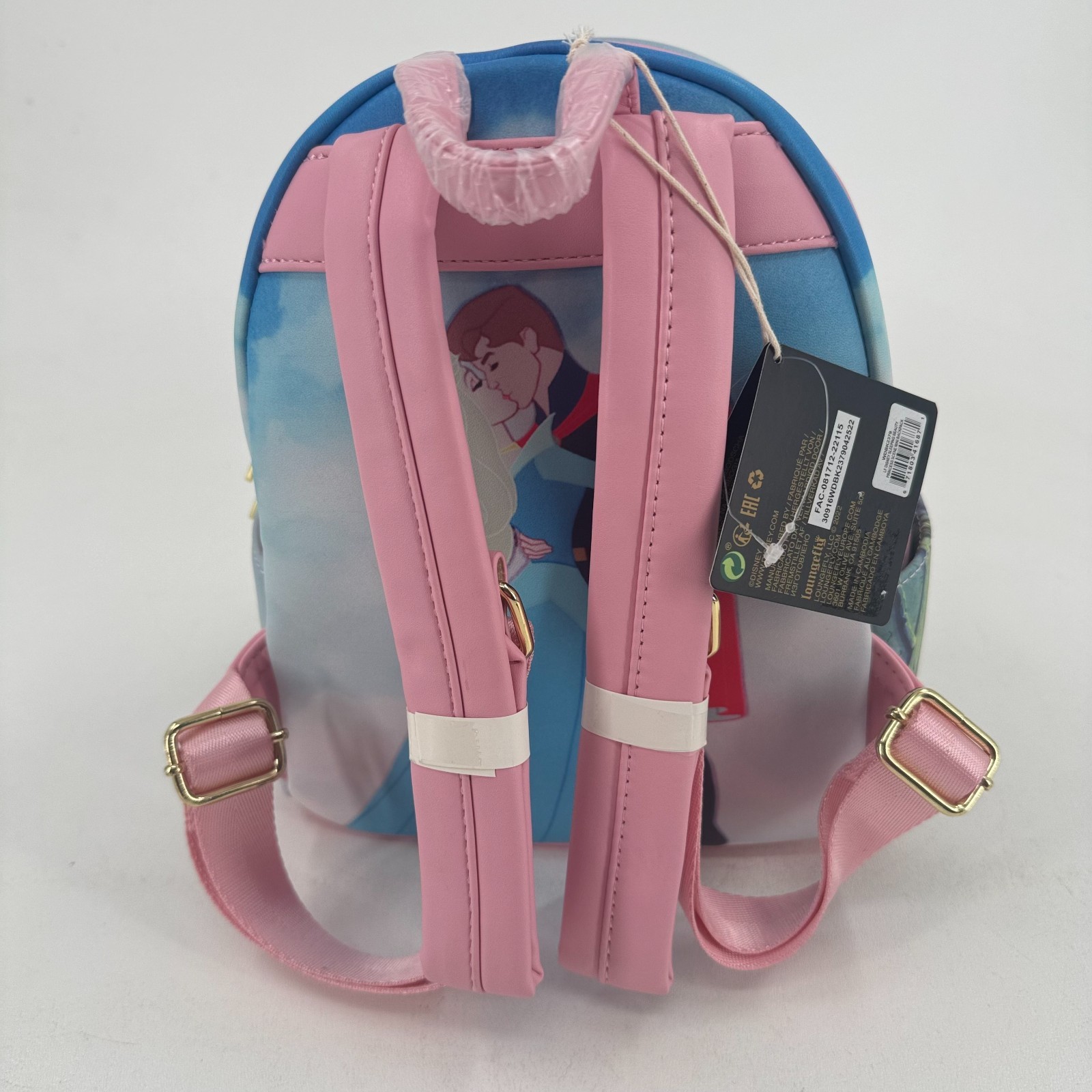 NEW Loungefly Disney Princess Sleeping Beauty Backpack Purse Adjustable Straps