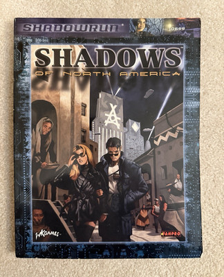 FanPro Shadowrun Shadows of North America Sourcebook Third Edition 2002 10655