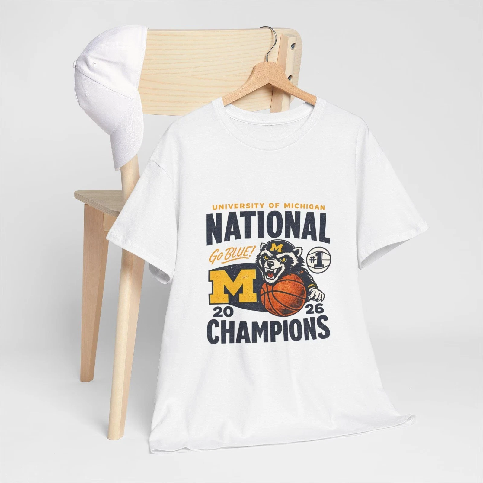 Michigan Wolverines 2026 National Champions T-Shirt Men's Basketball NCAA
