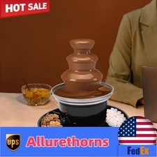 Chocolate Fountain Machine 3 Tier Stainless Steel Cheese Cascading Fondue Weddin