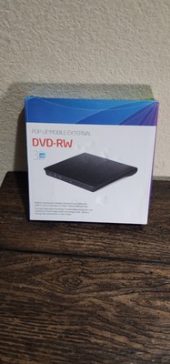 External CD DVD Drive, USB 3.0 Player Burner Writer, for PC POP Up Mobile Extern