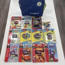 Vintage Lot x 12 LeapFrog LeapPad Books & Mat...