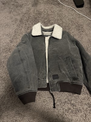 Acne Studios Cotton-Canvas Bomber Jacket Size Small