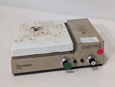 Thermolyne Nuova II Stir Plate, Heating works but no Stir function, For Parts