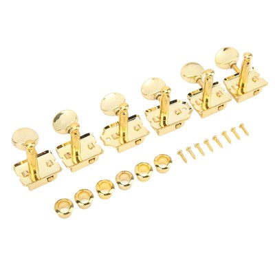 6Pcs String Tuning Key Retro Style Metal Delicate Tuning Pegs Replacement For