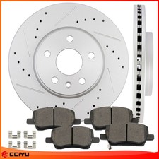 Front Brake Rotors And Ceramic Pads for Chevrolet Sonic 2018 2019-2020