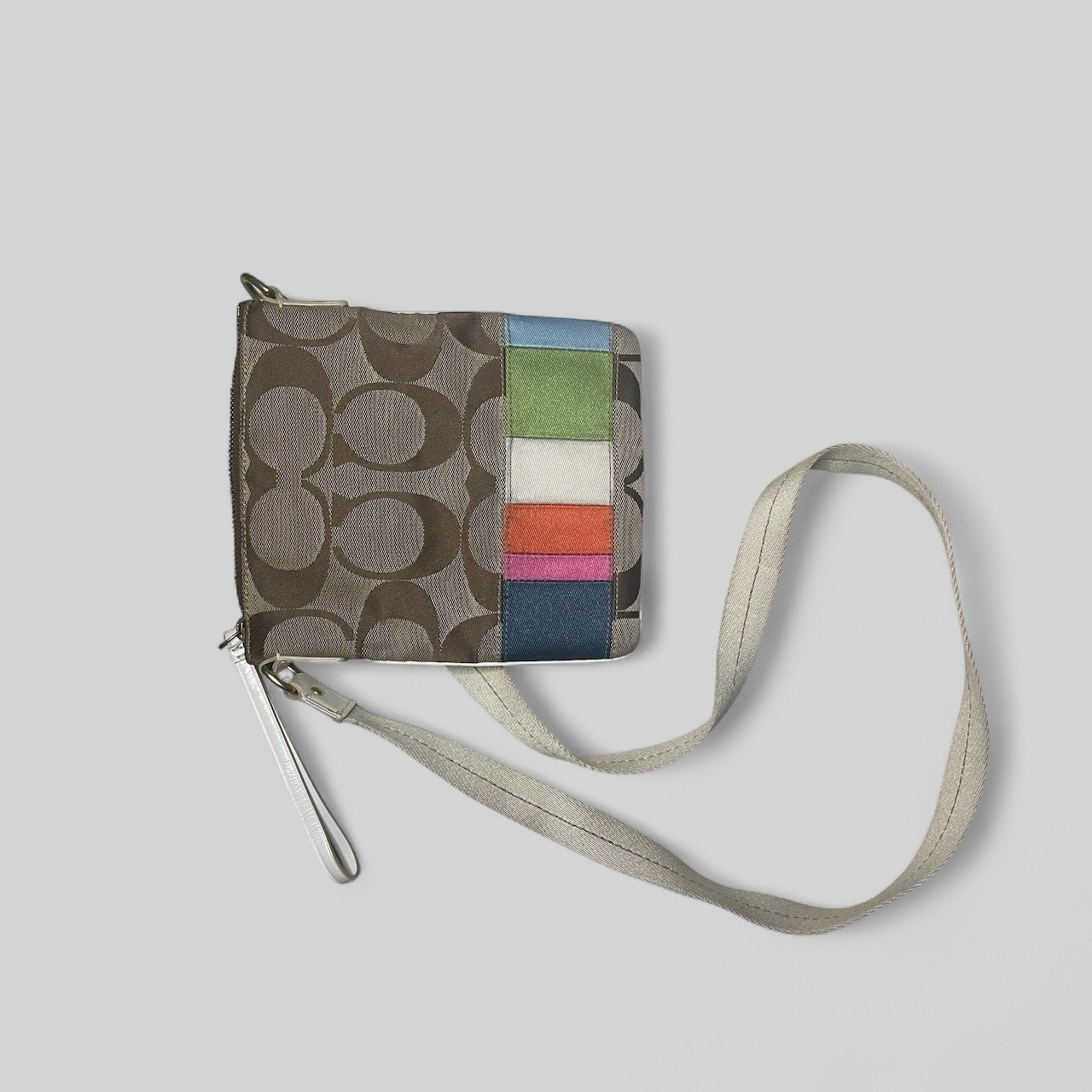 Coach A0749-10864 Patchwork Leather & Canvas Duff… - image 2