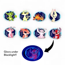2025 Disney Parks Stitch Angel Experiment 626 Day Mystery Pins NEW Various Glows