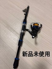 Frabill FN600 Spinning Fishing Rod & Reel Set Black/Blue/Orange Unused