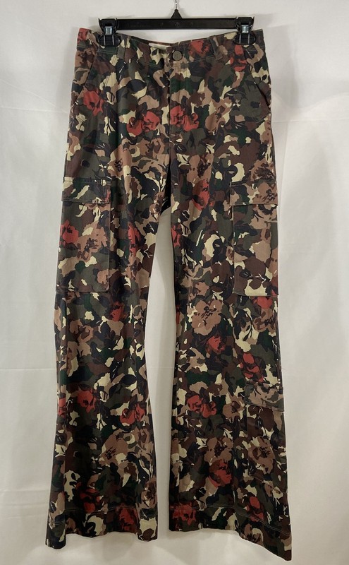 Pilcro Women's Camo Floral Cargo Pants Multicolor NWT Size 27