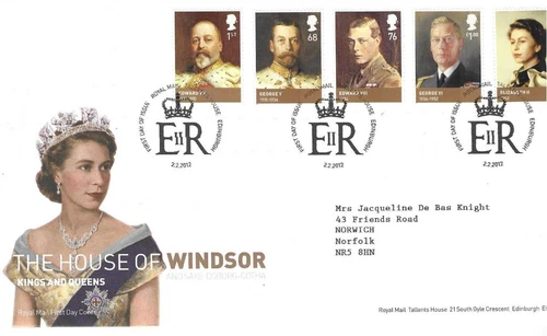 GB Comm/FDC - The House of Windsor - Edinburgh -  2012 (RM928)