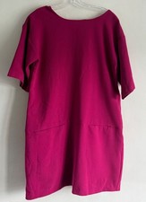 LOADED BY ASOS PINK SHORT SLEEVE SHORT SHIFT DRESS SIZE:MEDIUM