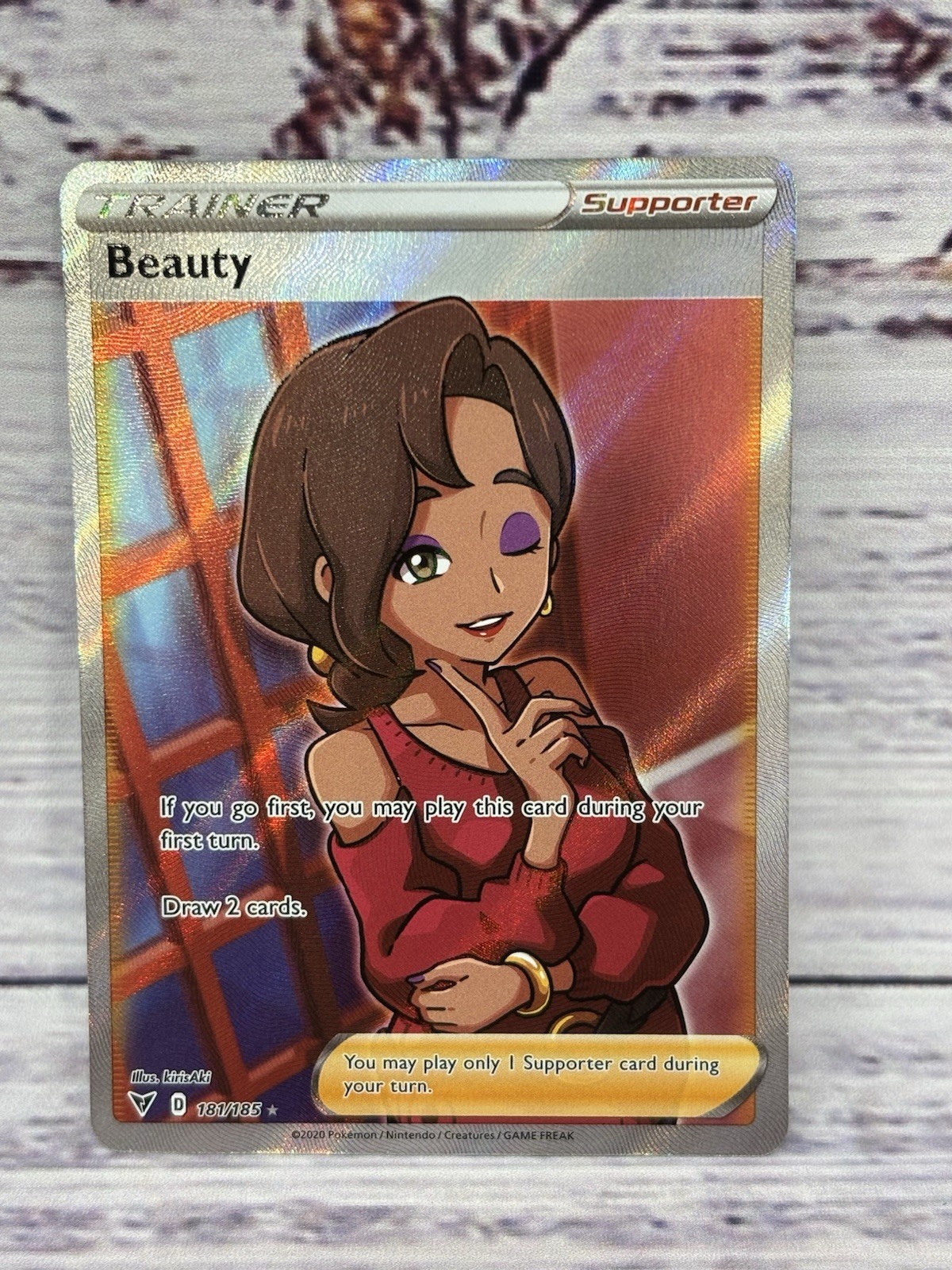 Beauty 181/185 Vivid Voltage NM Full Art Ultra Rare Pokemon TCG Single