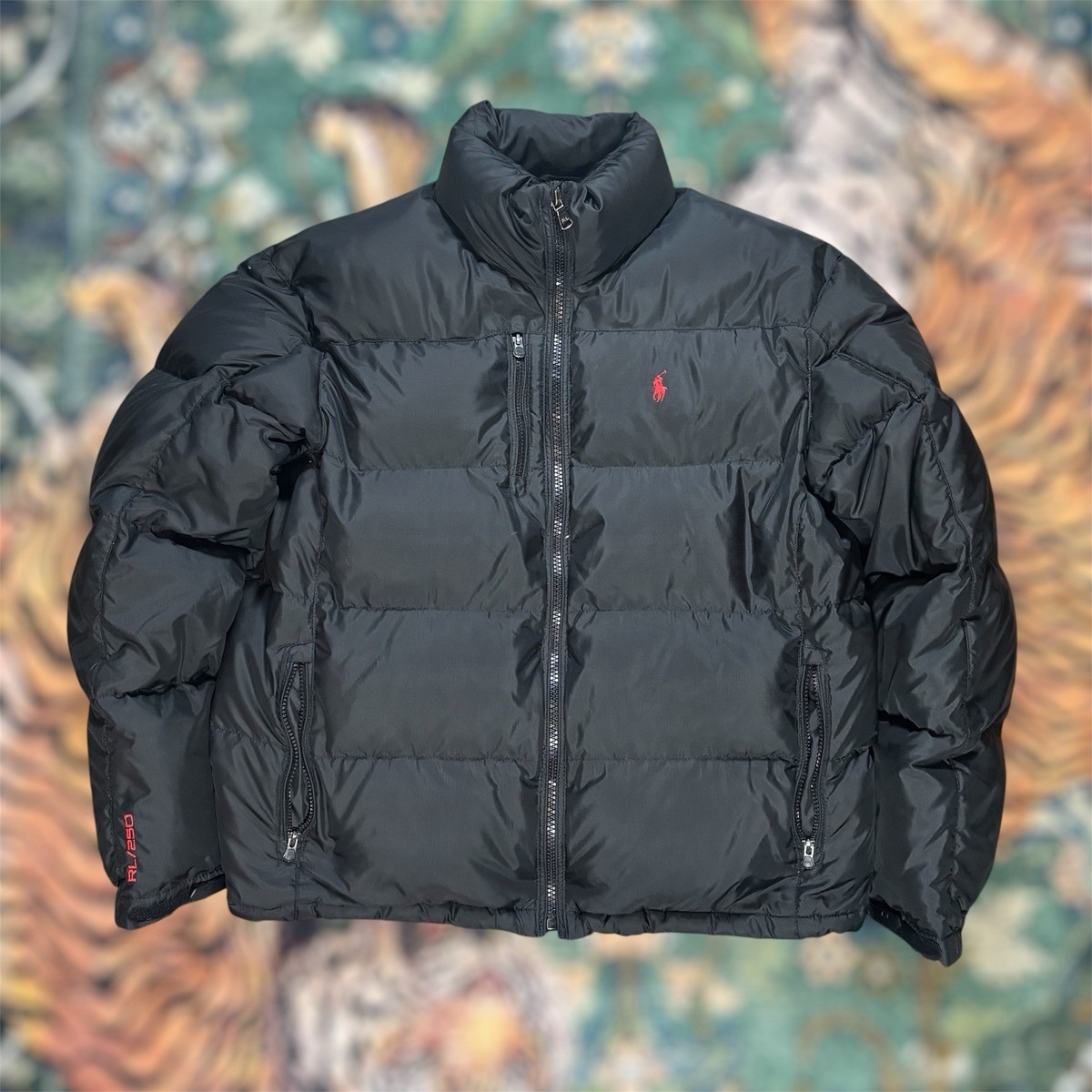 POLO RALPH LAUREN RL/250 ダウンジャケット XS Polo Ralph Lauren RL250 Down Puffer Jacket Full Zip Outdoor Pony