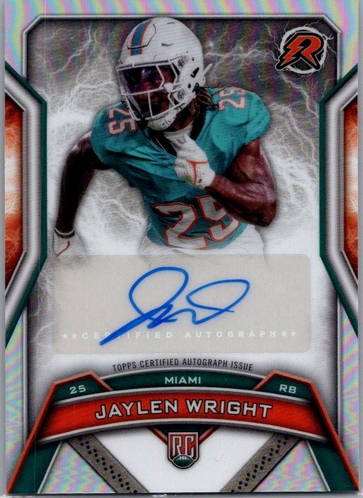 2024 Topps Resurgence #RRS-JWR Jaylen Wright Resurgence Rookie Signatures