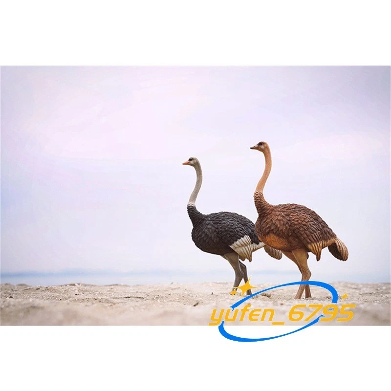 JXK 1/6 Ostrich Figure GK Animal Model Scene Decor Adult Children Toys Xmas Gift - Image 3 of 4