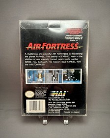 1989 Air Fortress Nintendo NES Complete - Authentic - CIB Comes w Protector Case