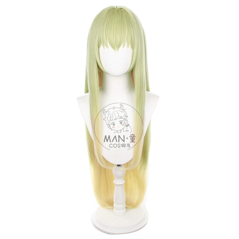 Peluca Cosplay Santa Cecilia y el Pastor Lawrence Cecilia Tocado Largo Recto Foto 3 de 4