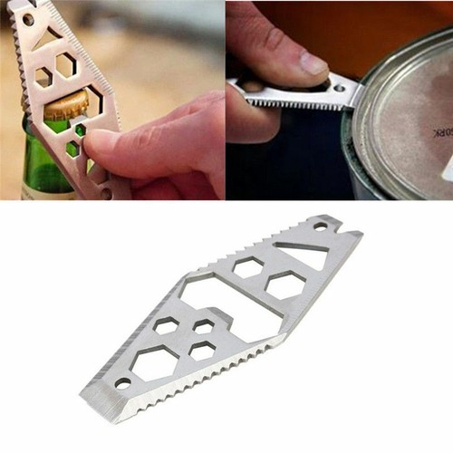 Abridor EDC Llave Multi Herramienta Llavero Supervivencia Exterior Campamentos Herramientas de Bolsillo LYN - Imagen 4 de 12