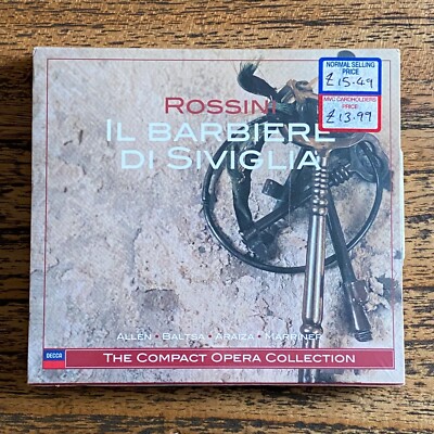 Rossini, The Barber of Seville, Marriner [2 x CD + Libretto] [New/Sealed]