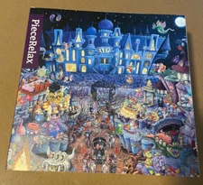 PieceRelax Plastic Jigsaw Puzzles for Adults 2000 Pieces -Halloween 