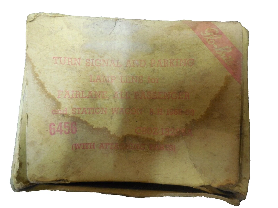 Nuevo Ford Torino 1968 1969 lente de lámpara de estacionamiento diestro de Glo-Brite Foto 3 de 3