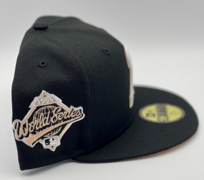 New Era Atlanta Braves 1995 World Series Patch Black Peach 7 3/4