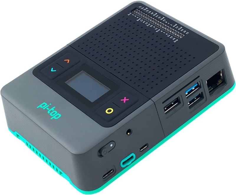 Pi-Top 4 DIY EDITION Development Board Case for use with Raspberry Pi 4 in Black