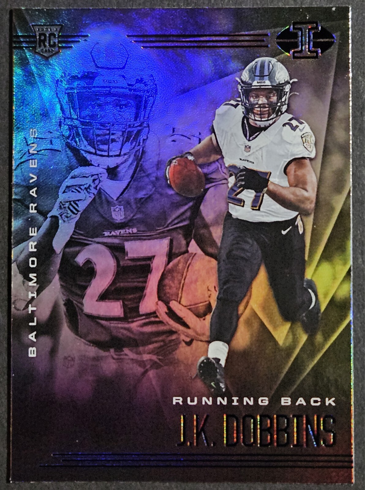 2020 Panini Illusions #13 J.K. Dobbins Rookie RC Ohio State Buckeyes