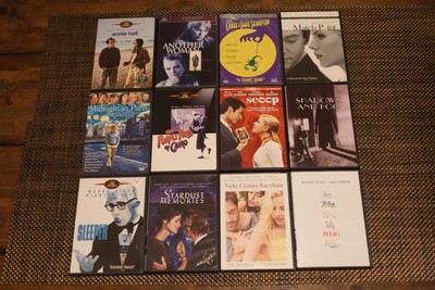 Lot 12 Woody Allen DVD Annie Hall, Sleeper, Scoop, Another Woman, Curse of Jade