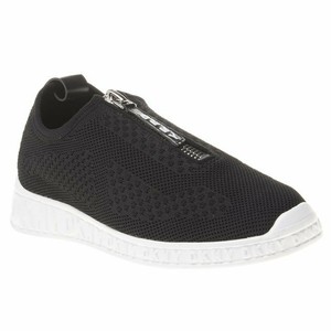 dkny black slip on trainers